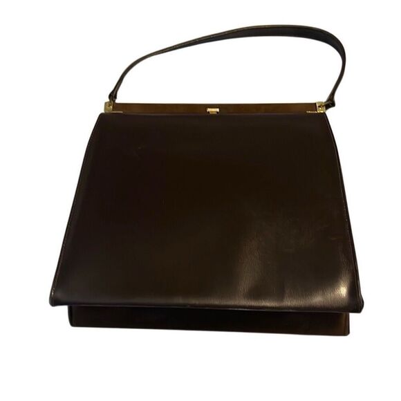 Vintage chocolate brown Naturalizer handbag - Picture 3 of 6